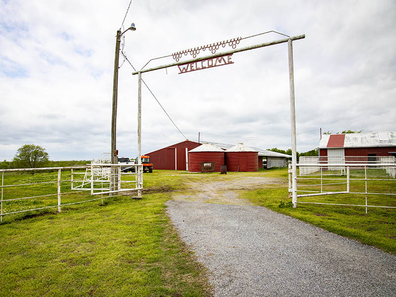 The front entrance of Logan Research Station