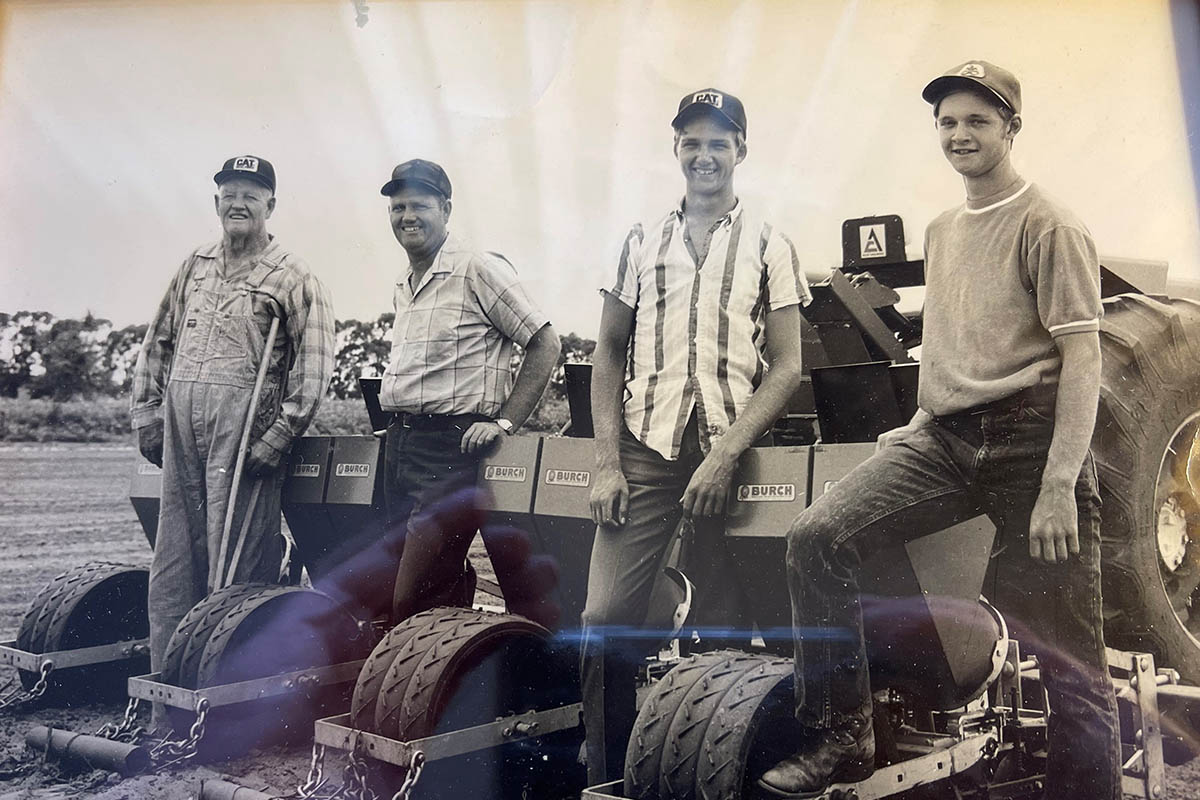 Three generations of the Lasley family Three generations of the Lasley family